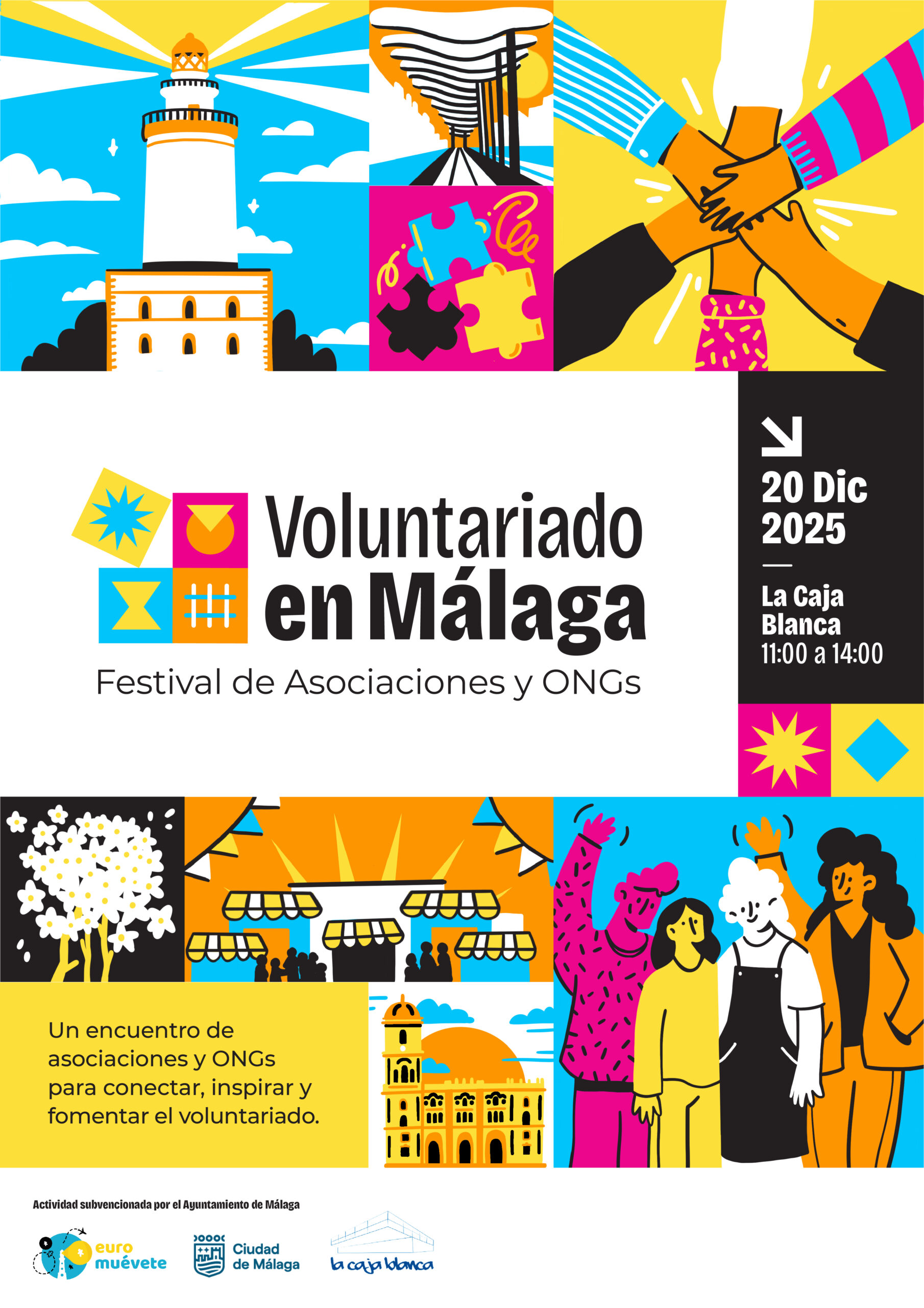 Poster Voluntariado en Málaga